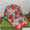 Cappellini da baseball Cappellini da baseball Designers Cappelli Cappellini di lusso Stberries Disegni dell'alfabeto Stile sportivo Viaggi Abbigliamento da corsa Cappello Cappellini versatili Mtipl Dhzvk