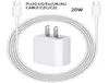 20W PD Szybkie ładowarka ładowarka sznurka USB C Kabel dla Apple Airpods iPhone 14 13 12 Mini 11 Pro Max TELEFE Linia danych1733232