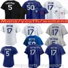 Shohei Ohtani Jerseys Mookie Betts Yoshinobu Yamamoto Mens Youth Kids Baseball Jerseys zszyta niebieska biała