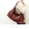 Sacs CEZIRA Brand Pu Vegan Leather Hobo Sacs d'épaule pour femmes Tendance de mode Ultra Large sacs à main