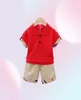 Mode Zomer Baby Jongenskleding Sets Kraag Kids Korte Mouw T-shirtShorts 2 Stuks Set Kinderen Pak Jongen Outfits6158960