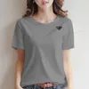 Designer Women T Shirt Luxury Brand Clothing Shirts Spray Heart Letter Bomull