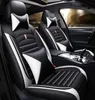 Autocovers Universal Fit Car Accessories Interior Seat Cover For Sedan SUV Durable PU Leather Adjustable Five Seaters Full Set 5pc4529009