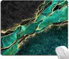 Mouse Pads Wrist Rests Green Marble Gold Mouse Pad Premium-Textured Mouse Mat Waterproof Non-Slip Rubber Base Computer Mousepads for Office Laptop Desk