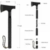 Pelle multifonctionnelle Axe Set Kit de survie Pliant Tactique Hatchet Spade Tomahawk Portable Camping en plein air Outils de jardin 231228