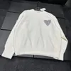 Nieuwe dameshoge nek truien Designer Sweater Sweater Men Ronde nek gebreide trui oversized stijl mode zilveren love streep vrouwen trui dezelfde veelzijdige casual top