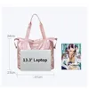 Pink Sports Bag Women Fitness Gym Handbag Waterproof Yoga Weekend Bags Light Travel Swim Duffle Blosa with Shoe Compartment 231228