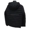 Vestes pour hommes Hommes Style d'hiver Vêtements d'extérieur Poids léger Manteaux masculins Parkas Chaud Coupe-vent Pardessus Extérieur Casual Winters Manteau à capuche Dh2An