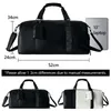 PU Leather Travel Bag Dry Wet Waterproof Sports Swimming Gym Multifunction Outdoor Handbag Crossbody 2pcsset 231228