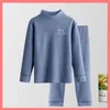 Pyjama Dubbelzijdig Duitse Kasjmier Lange Onderbroek Voor Jongens En Meisjes Zonder Been Grondhaar Foundation Warm Ondergoed Kinderset Drop De Ot5Pm