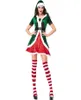 Lcw donna Nuovo design Natale Halloween Manica lunga Costume natalizio Babbo Natale Confezione spessa Adulto Men039s Party Show Elf Dr9296866