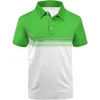 Polo d'été de Golf pour hommes, surdimensionné, Simple, imprimé, vacances, Sport, manches courtes, décontracté, boutons, revers, vêtements 231228