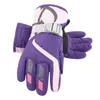 Gants de ski pour enfants d'hiver Adolescent Gants de sport chauds en plein air Coupe-vent Chauffe-mains Garçons Filles Antidérapant Cyclisme Mitaine de neige Unisexe 231229