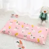 10 Color Cartoon Cotton Kids Pillow Soft Washable Baby Sleeping Head Cushion Leden Rectangle Toddler Kudde Portable neadrost 231229