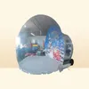 navire Activités de jeux de plein air Christmas gonflable géant snowglobe de taille humaine Globe de neige avec tunnel pour adultes et enfants6144280