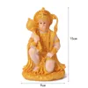 Dekorativa figurer Hindu Monkey God Buddha Statues Hanuman figur Handgjorda fengshui harts
