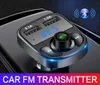 Transmisor FM Aux Modulador Bluetooth Manos Coche Kit Coche o Reproductor MP3 con Carga Rápida 31A Cargador Dual USB para Coche 5038109