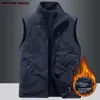 Tactical Vest Custom Winter Jackets For Men Pographer Thermal Mountaineering ärmlös herr Fashion Body Warmer Fall Luxury 231229