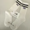 Sports Socks New North South Purple Label Thickened Bottom Sports Socks with High Collar Embroidered Basketball Training Socks for Men and Women's Trendy Socks