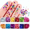 Nail Art Decoraties E1YE Pailletten Rechthoek Halloween Party Stickers Make-up DIY