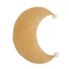 Cuscino per bambino a forma di luna Cuscino per la testa del bambino in allattamento staccabile Puntelli decorativi Cuscino per culla per allattamento al seno per bambino nato 231228