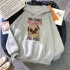 Sweats à capuche pour femmes Carlin Femmes Harajuku Anime Hoddies Vêtements Femme Style Coréen Pull