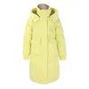 Chaquetas de mujer Abrigo acolchado largo con capucha Maxi Longitud Manga Puffer Chaqueta Acolchada Invierno S Suéteres Drape Front Cardigan