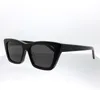 Gafas de sol de mica Diseñador popular Moda para mujer Retro Forma de ojo de gato Gafas con montura Verano Ocio Estilo salvaje Protección UV Viene con estuche