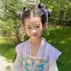 Akcesoria do włosów łuk Tassel tkanina długa wstążka krawat splot chiński w stylu dziobów dla dzieci Hanfu starożytna spinka do włosów