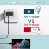 45W supersnabb laddare för Samsung Galaxy S23 S22 S21 Ultra 5A USB C Typ C -kabel Fast Charging Phone Charge -tillbehör