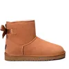 Dames Winter Platform Hoogte Laarzen Dames Klassieke ug Ultra Mini Boot Warm Australisch Bont Snowboots Designer Tasman Tazz Laarzen Pluche Casual Slippers SuedeShoes 36-43