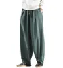 Zogaa Men039S Wide Leg Pant Japanese Style Original Trousers Vintage Baggy Lantern Pants Retro Full Längd Loose Fat Ben Pants 5457842