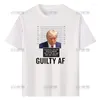 Men's T Shirts Guilty MugS Printed T-shirt My President Mug S Tshirt Man Summer Classic Streetwear Loose Tops