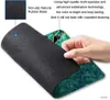 Mouse Pads Wrist Rests Green Marble Gold Mouse Pad Premium-Textured Mouse Mat Waterproof Non-Slip Rubber Base Computer Mousepads for Office Laptop Desk