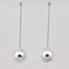 Gold Plated Fashion Big Ball Pearl Earrings Dangle Earring for Women260G