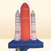 outdoor activities 4m High Giant inflatable spaceship space shuttle Rocket model for advertising5464385