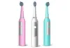 Spazzolino elettrico rotante non ricaricabile con 2 testine spazzolino a batteria spazzolino da denti spazzolino da denti per igiene orale8276609