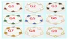 luxury clover 4 Flowers designer fashion charm bracelets for girls women 18K gold silver black white red green brand bracelet wedd6654894