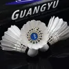 Guangyu Badminton-Federball, 12 Stück, Entenfedern, rundum, gut, langlebig und Flugpreis, Federball 231229