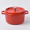 Marmites à soupe 4 pintes en fonte émaillée Dutch Oven couleurs assorties 230714