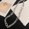 Modebrev diamant hänge halsband pärlkedjor designer halsband kvinnor choker nytt parti bröllop presentmärke hänge guld pläterade högt