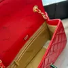 Sac à chaîne boule d'or mode femmes sac à bandoulière en cuir diamant or matériel boucle en métal sac à main de luxe matelasse chaîne sac à bandoulière sac de maquillage sac de mode 17/20 cm