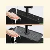 Mats almofadas de cozinha Silicone Taucet Mat Sia Drenando Splash Guard Dreno