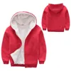 2-14Y Winter Kinderen Plus Fluwelen Sweatshirts Hoodies Jumper Dikke Katoenen Mode Baby Jongens Meisje Warme Kasjmier Jas Kleding Cartoon 231228