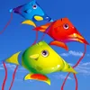 Colorful Tropical Fish Children's Cartoon Animal Kite Flying Toys Easy to Fly