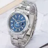Watch Designer Watch Men's Automatic Mechanical Movement Stainless Steel Silicone Band Sapphire 41mm Men's SKY Luxury Watch