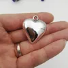 Pendant Necklaces 10 Pcs Small Heart Charm Pendants Plastic Beads Jewelry Making Accessories