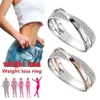 Magnetisk viktminskning Ring Hälsa Fitness Smycken Fat Burning Design Öppningsterapi Fashion248s