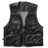 Mannen Zomer Vest Outdoor Multi-zakken Pography Mannen Vissen Vest Mesh Mannelijke Vest Mannen Vissen Vest Pography Kleding 231228