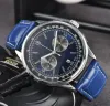 Montre de luxe pour hommes TOP 46MM Qualité Navitimer Chronographe Mouvement à quartz Acier Limité Cadran noir 50E ANNIVERSAIRE Bracelet en acier inoxydable Montres-bracelets pour hommes